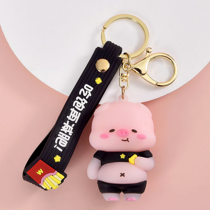 Wholesale PVC Cartoon Animal Doll Keychain JDC-KC-ZhiZ002