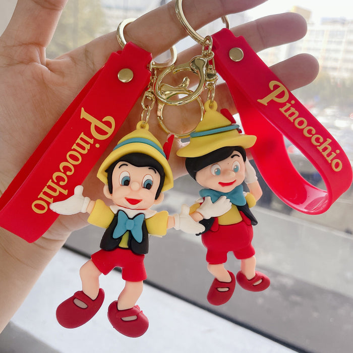 Wholesale Cartoon Doll Silicone Keychain JDC-KC-JuShu045