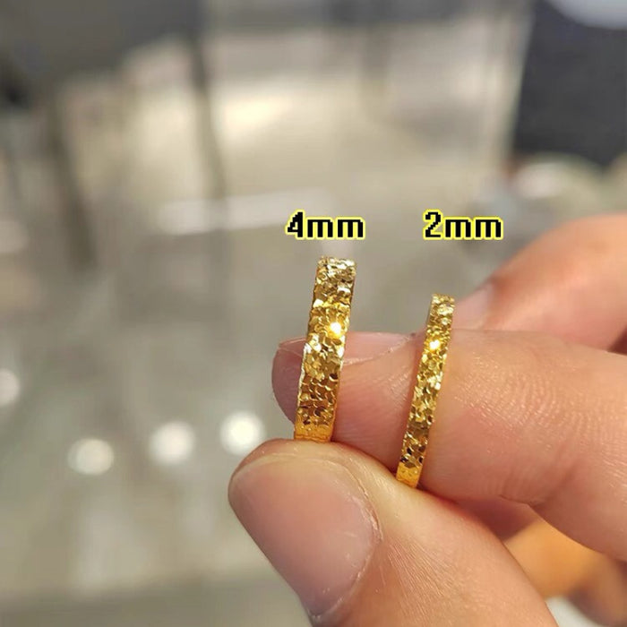 Wholesale Gold plated ring for men and women, slim design