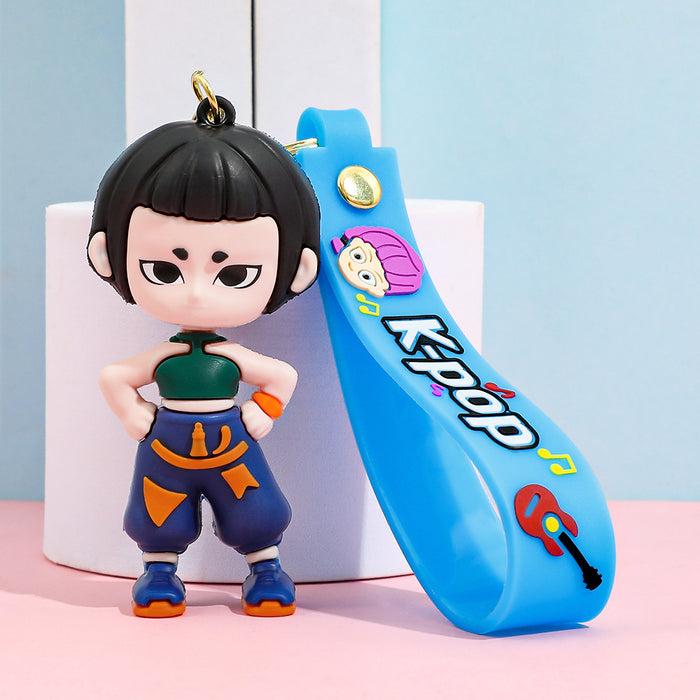 Wholesale KPOP Cartoon Anime Keychain Charm