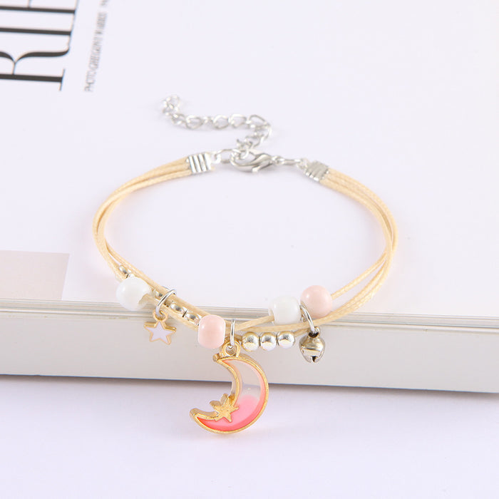 Wholesale Handmade star alloy butterfly bracelet women' s cool style couple bracelet jewelry