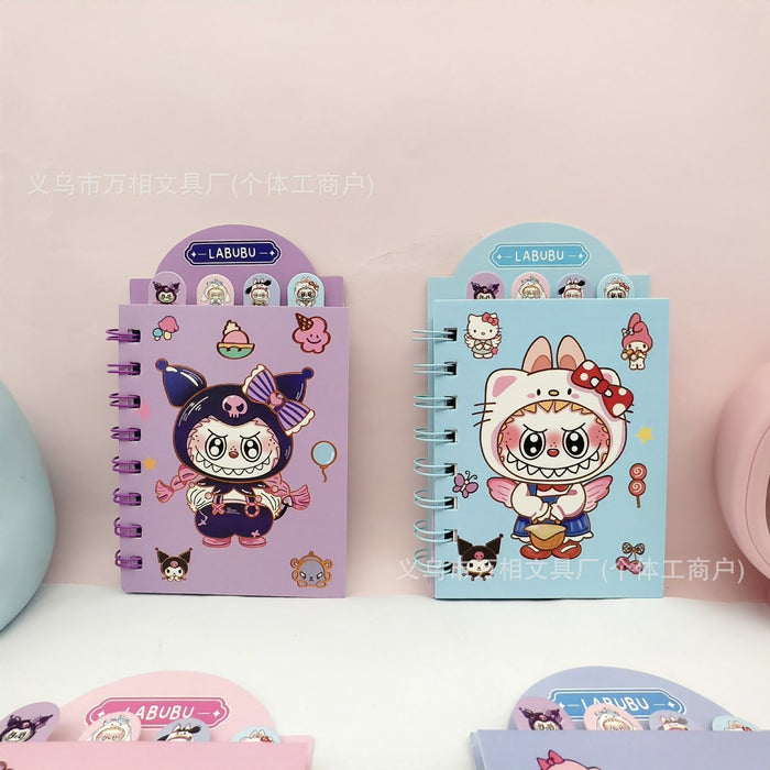 Wholesale A7 Cute Cartoon Flip-Top Spiral Notebook for Students