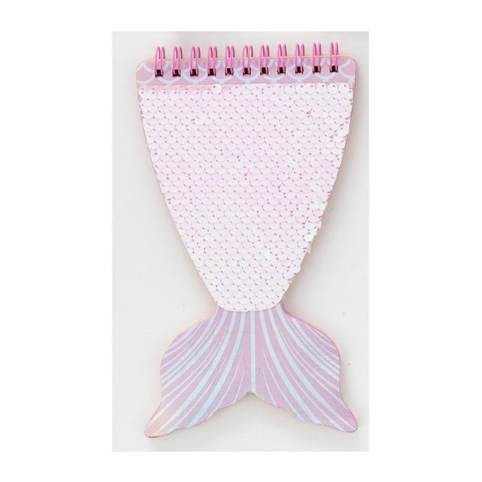 Wholesale Cartoon Loose-leaf Notepad Mermaid Tail Shell Notebook Cartoon Shape Portable Soft Copy Notepad
