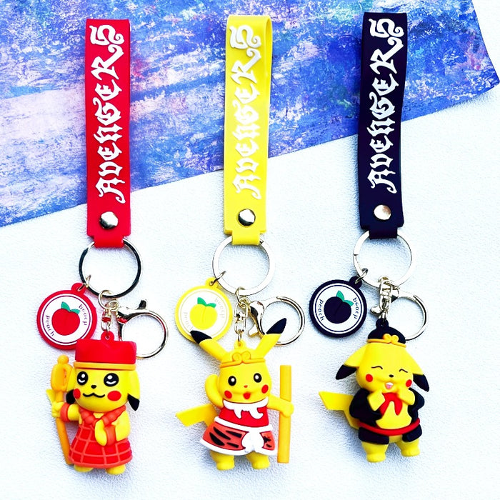 Wholesale PVC Cartoon Doll Keychain JDC-KC-WuYi114