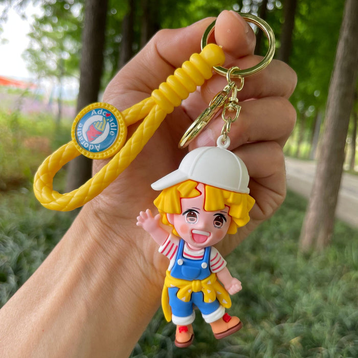 Wholesale Keychain cartoon doll, car keychain, backpack pendant, small gift