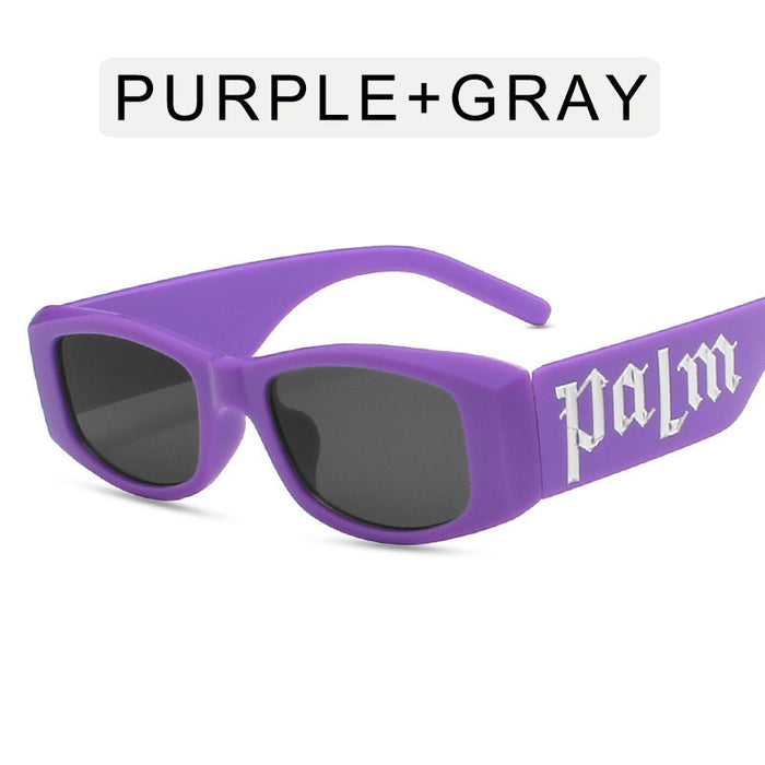 Wholesale Small Square Frame Letter PC Sunglasses JDC-SG-Kaiy002