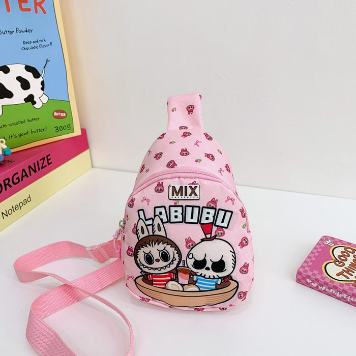 Wholesale Kidsren' s Chest Bag Cartoon Cute Small Backpack Kindergarten Messenger Bag Outdoor Coin Purse