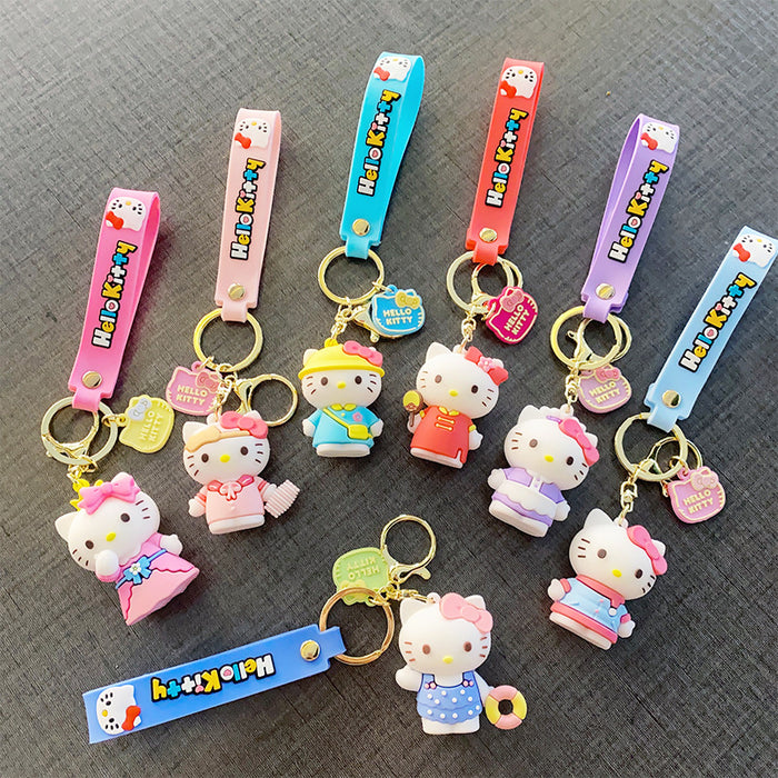 Wholesale PVC Cartoon Doll Keychain JDC-KC-NLu012