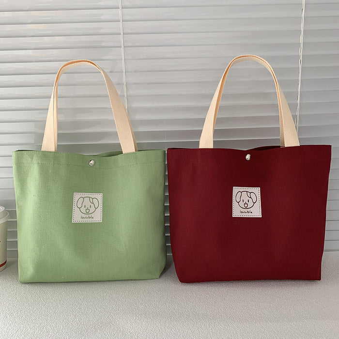 Wholesale Canvas bag cute cartoon small handbag