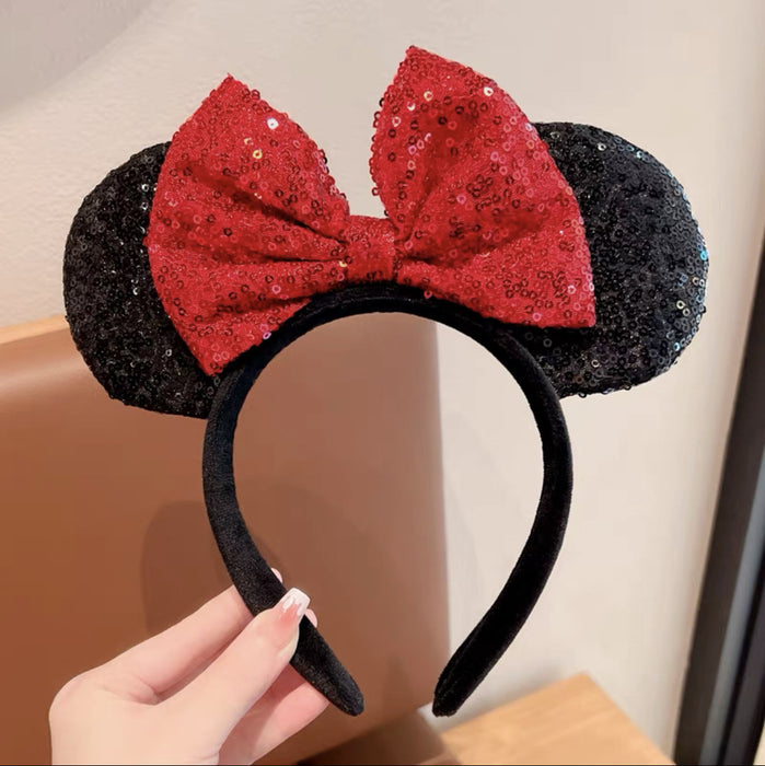 Wholesale Sequin Bow Holiday Headband JDC-HD-Hengz004