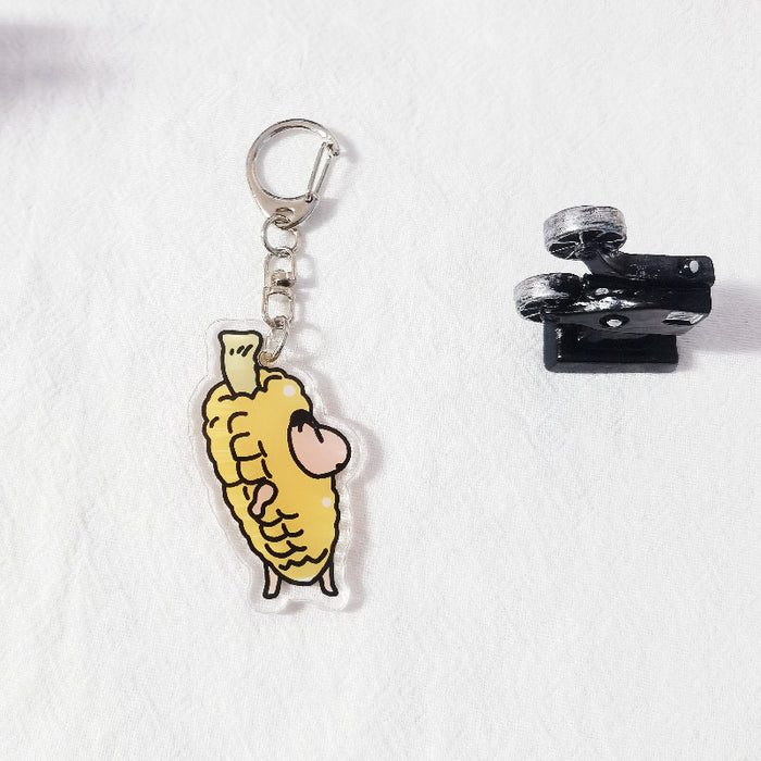 Wholesale cartoon acrylic keychains JDC-KC-ChuangYi014