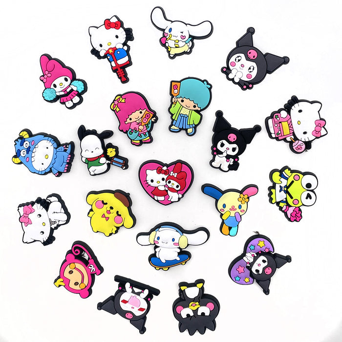 Wholesale 10PCS Cartoon PVC Hole Shoes Shoe Buckle JDC-SC-WanX003