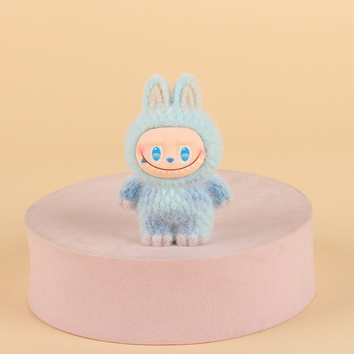 Wholesale Creative Resin Flocked Keychain