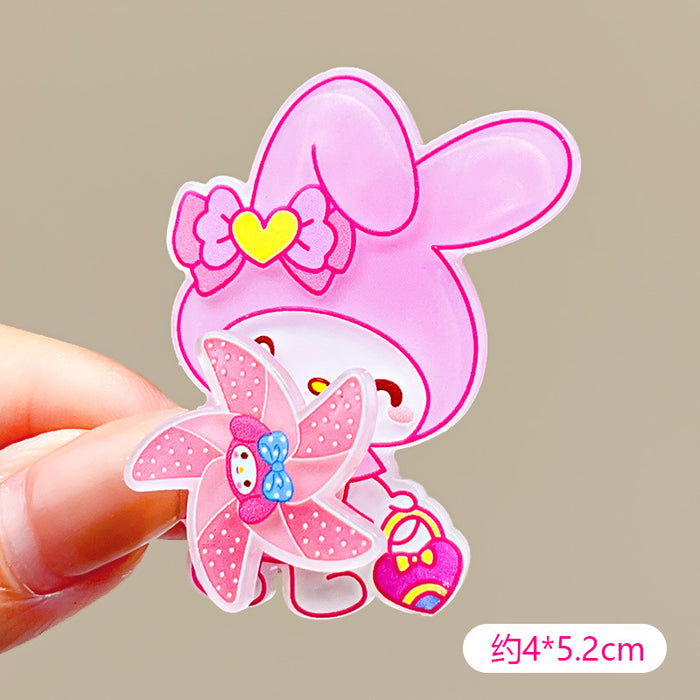 Wholesale Acrylic Cartoon Children Hair Clip JDC-HC-HengX011