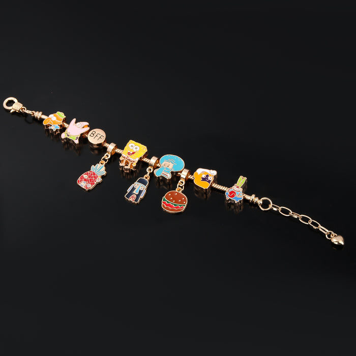 Wholesale Good Friend Bracelet BeechPineapple House Cartoon Bracelet