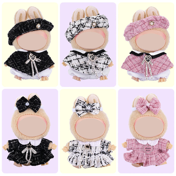 Wholesale Only Clothes Character Pattern Overalls Set doll clothes