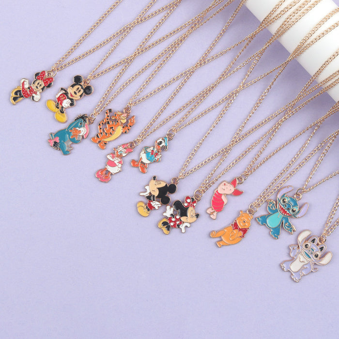 Wholesale Cartoon Alloy Pendant Necklace JDC-NE-FuYu013