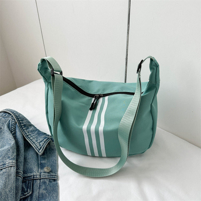 Wholesale Bag niche design, high-end striped crossbody bag