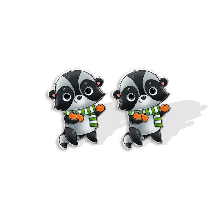 Wholesale Earrings Resin Cute Cartoon Christmas Stud Earrings JDC-ES-XiangL074