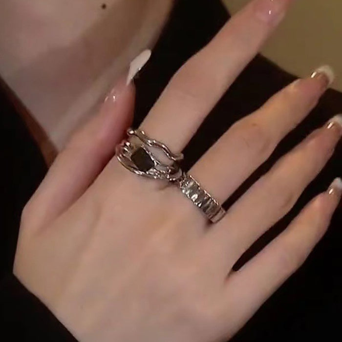 Wholesale Moonstone Heart Adjustable Ring for Women