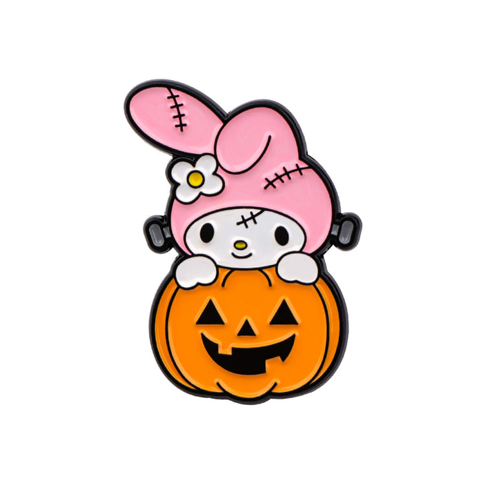 Wholesale Cartoon   Cat Rabbit Brooch Badge Clothing Backpack Decoration Alloy