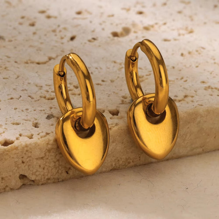 Wholesale  gold love bow earrings fashion  earrings stainless steel jewelry