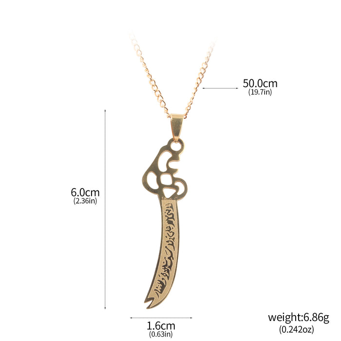 Wholesale Evil Eye Necklace Weapon Model Pendant Pendant