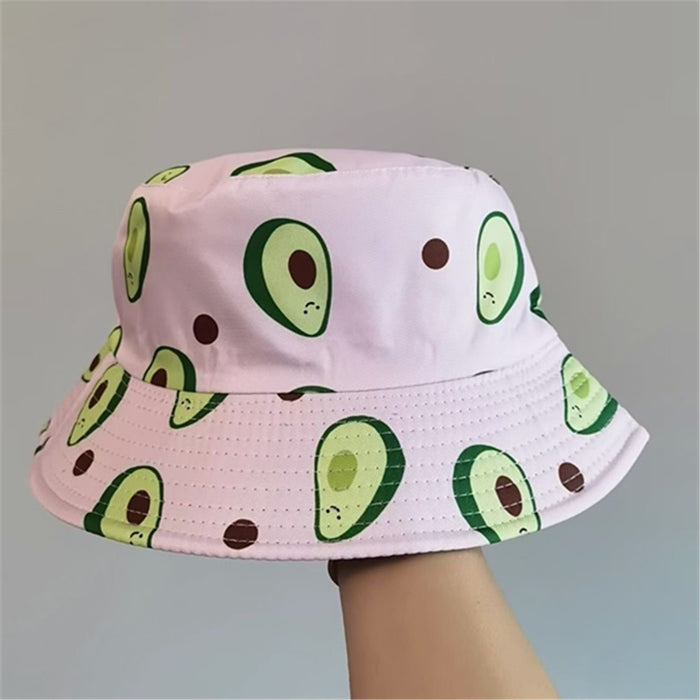 Wholesale  creative avocado  adult casual sunshade basin hat