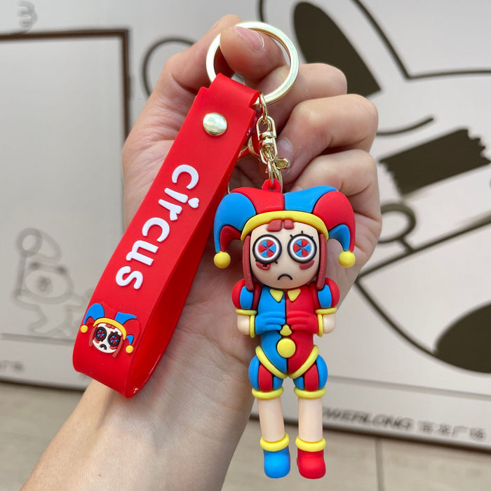 Wholesale Magical Digital Circus Keychain Doll Pendant