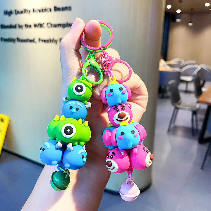 Wholesale Cartoon Cute Pvc Keychain JDC-KC-LeZi002