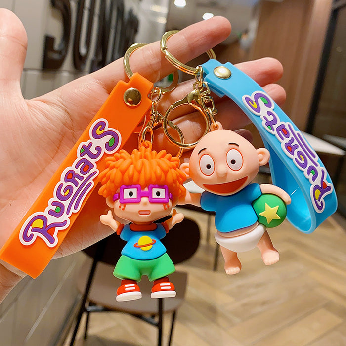 Wholesale PVC Cartoon Doll Keychain JDC-KC-NLu011