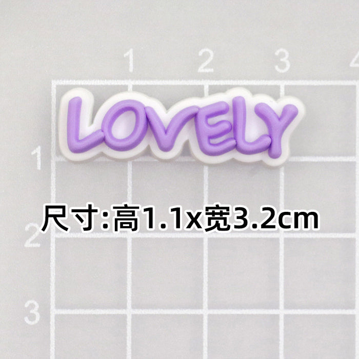 Wholesale 10pcs Cartoon Slippers Accessories Phone Case PIAD Set Hairpin Decorative PVC Soft Adhesive Patch