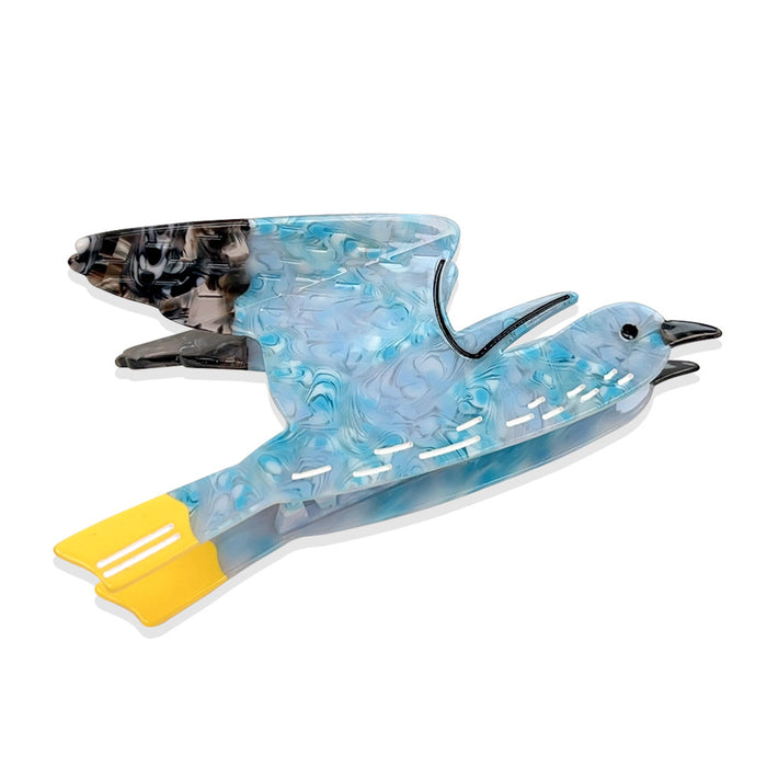 Wholesale Colorful Bird Design Handmade Acetate Shark Hair Clip
