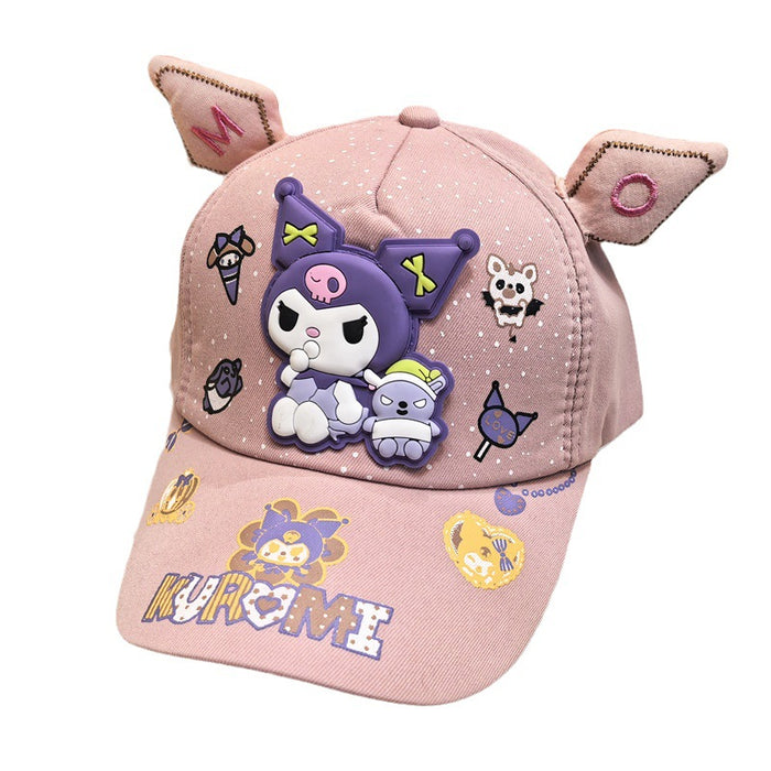 Wholesale Children's baseball cap, anime cartoon duckbill cap, children's sun protection and sunshade cap