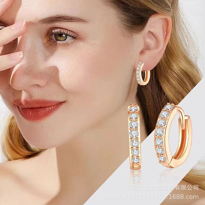 Wholesale Single row diamond earrings