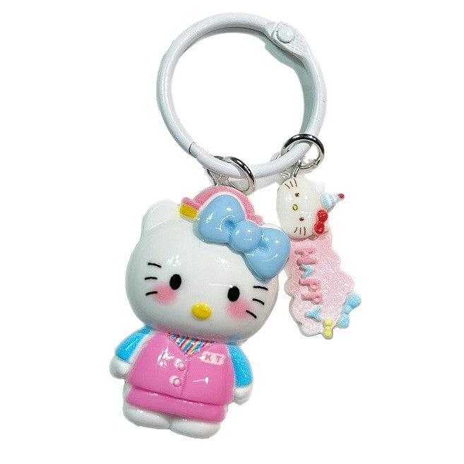 Wholesale Big Cartoon Cat Resin Keychain Cute Backpack Charm Gift MOQ≥2