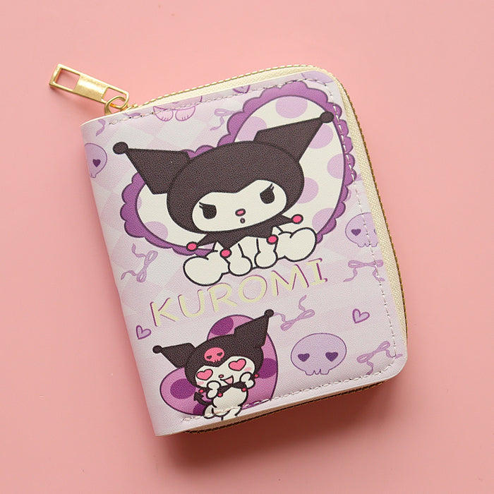 Wholesale PU Cartoon Printing Zipper Coin Purse JDC-WT-Jumei003