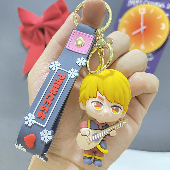 Wholesale PVC Cartoon Doll Keychain JDC-KC-WuYi161