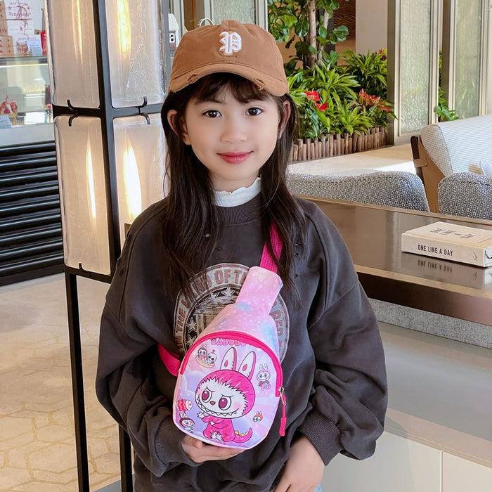 Wholesale Children' s Cartoon Printed Coin Purse Shoulder Bags