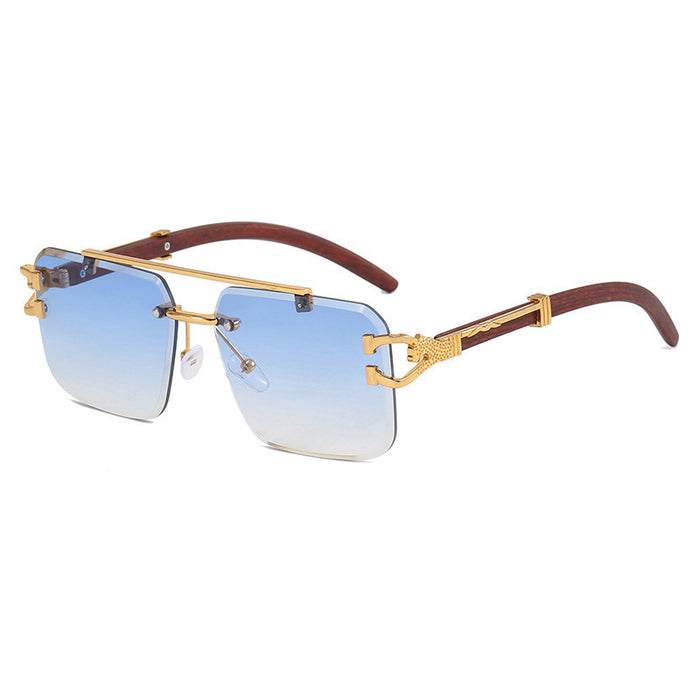 Wholesale Sunglasses frameless cut square sunglasses fashion sunglasses