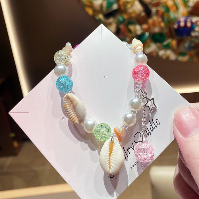 Wholesale Summer Shell Beaded Bracelet Trendy Jewelry Accessory MOQ≥3