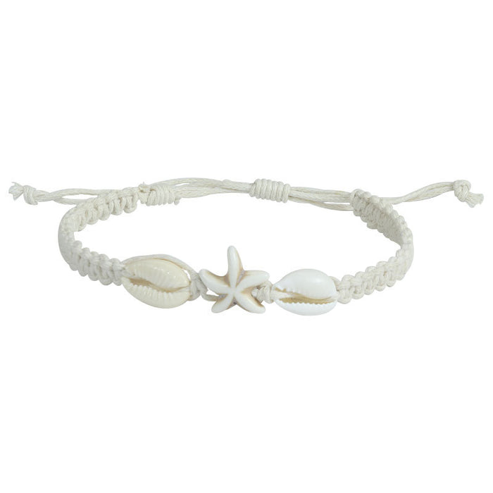 Wholesale summer starfish shell turquoise turtle ocean bracelet