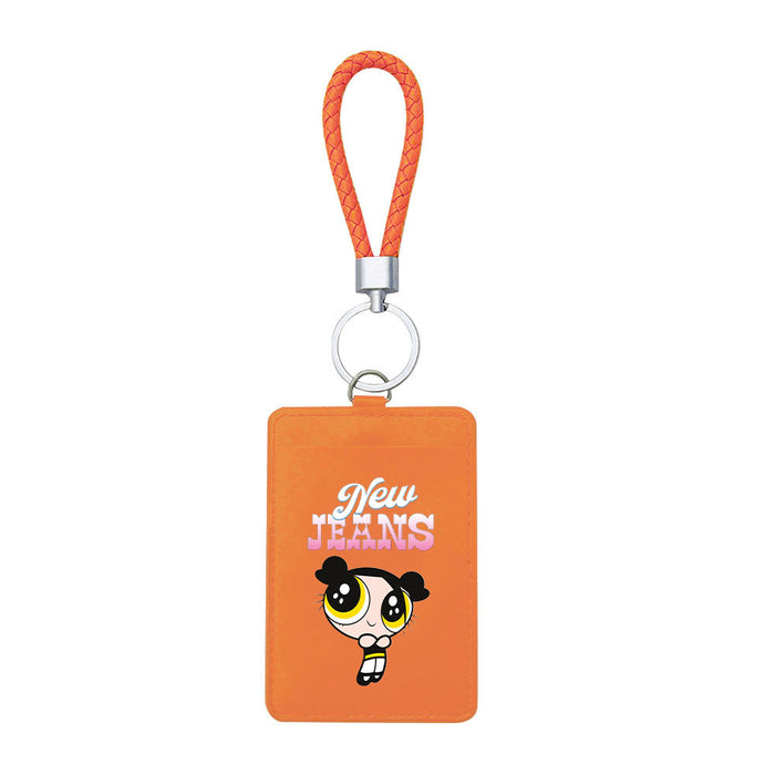 Wholesale PU Card Holder Keychain JDC-KC-ShuaiX002