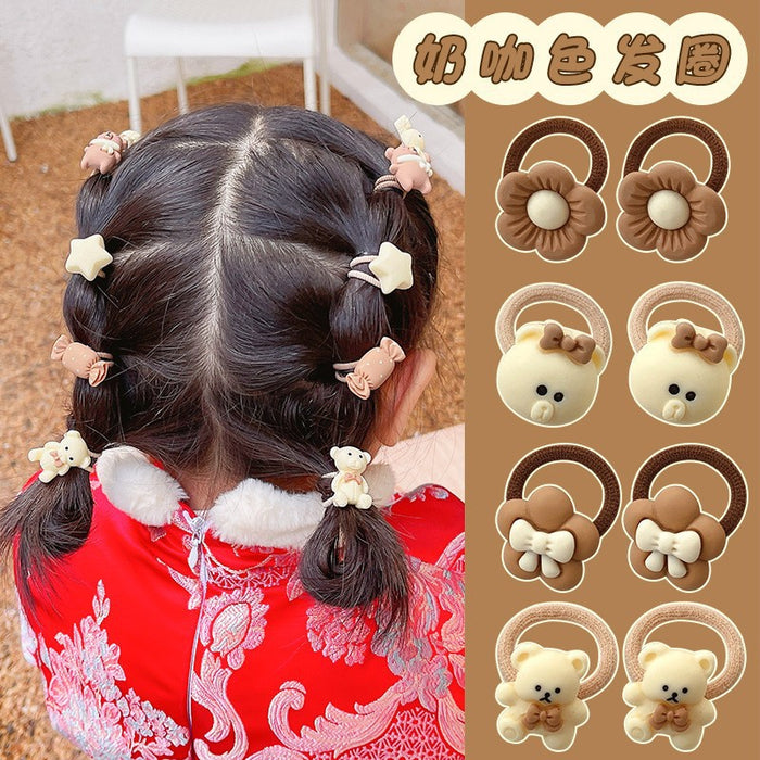 Wholesale Children's Cute Cartoon Thumb Hair Circles JDC-HS-linx002