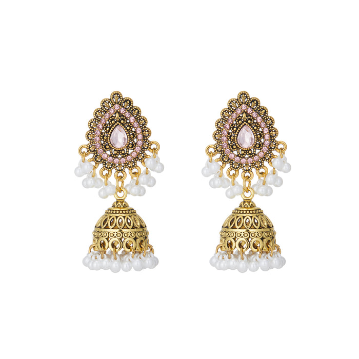 Wholesale Bohemian Retro Ethnic Style Turquoise Earrings