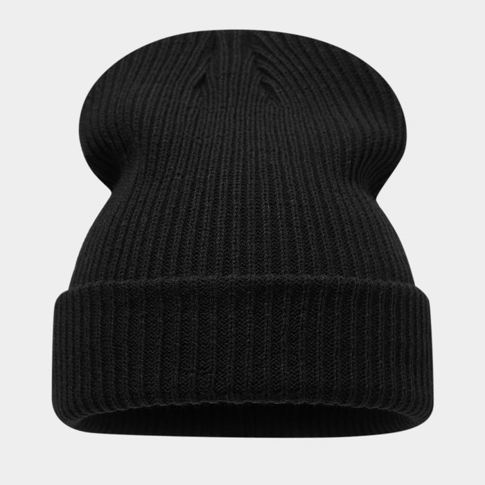 Wholesale Double-striped cuffed pullover warm knitted fashionhat