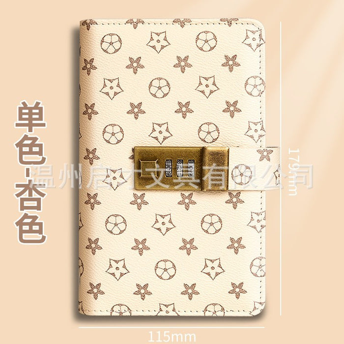 Wholesale Deposit Storage Password Lock Hand Ledger Customized Loose-Leaf Cash Saving Book Large-Capacity Banknote Commemorative Banknote Book