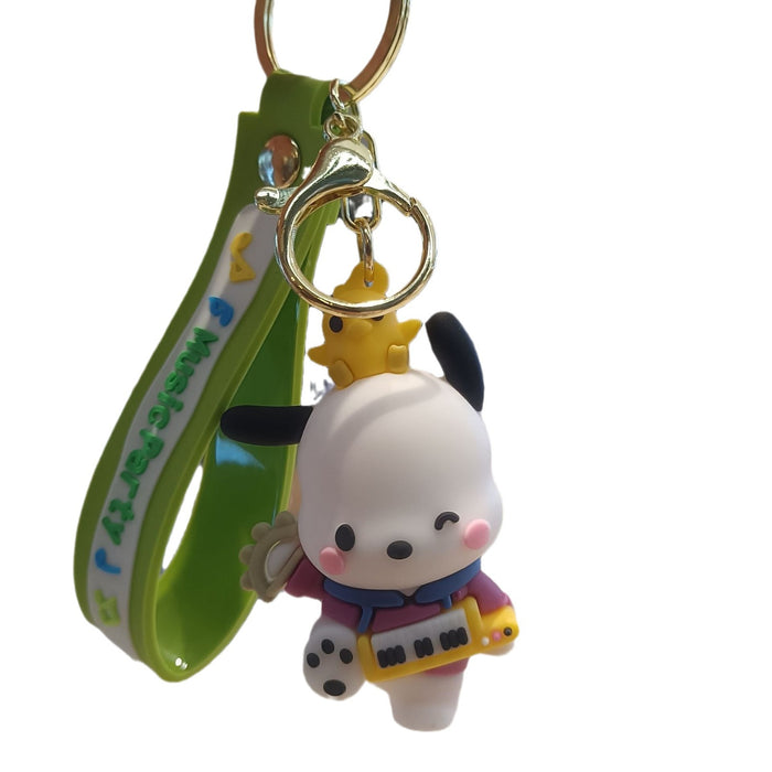 Wholesale Cartoon Silicone Doll Keychain JDC-KC-KuangK022