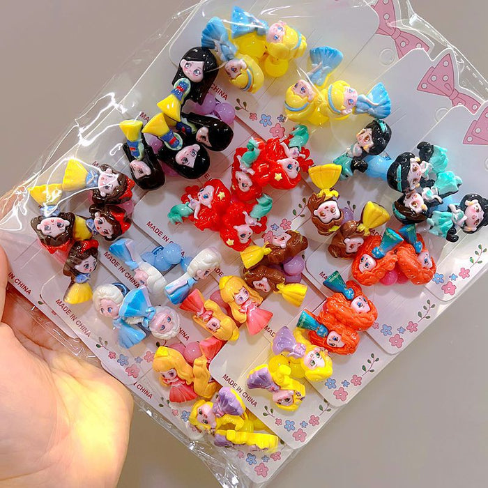 Wholesale 20PCS Children's Cartoons Plastic Hair Rope JDC-HS-Yuwei001