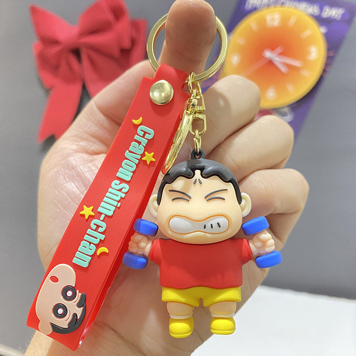 Wholesale PVC Cartoon Doll Keychain JDC-KC-WuYi130